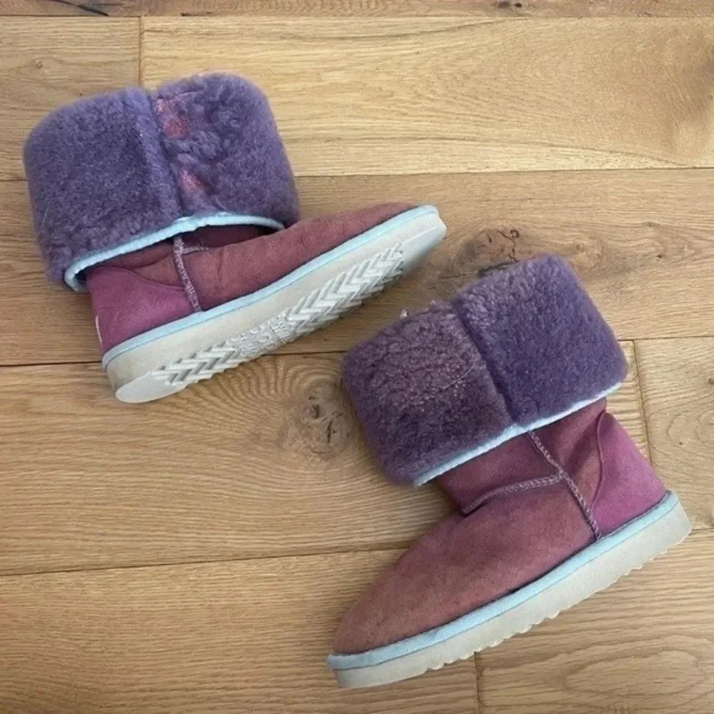 Ugg Tall Purple Winter Boots - Picture 2 of 13